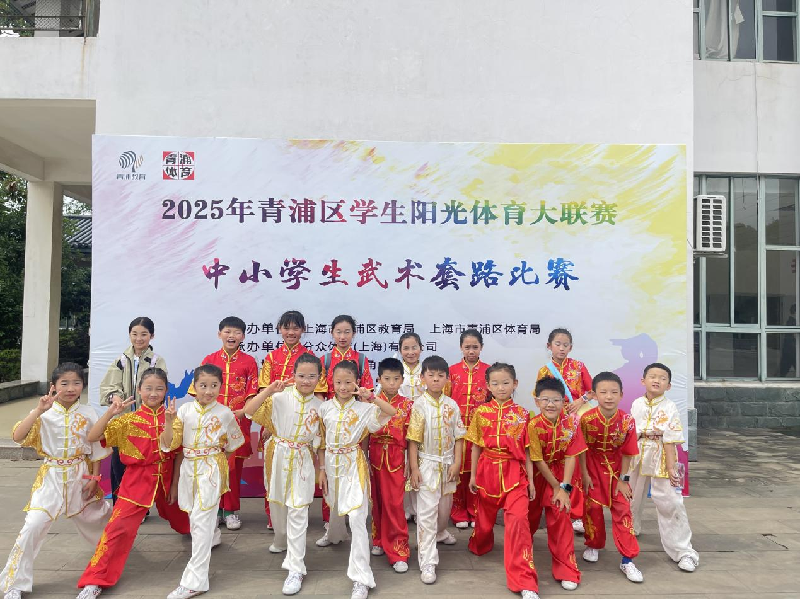 凤溪小学武术社团参加区学生阳光体育大联赛武术比赛获佳绩
